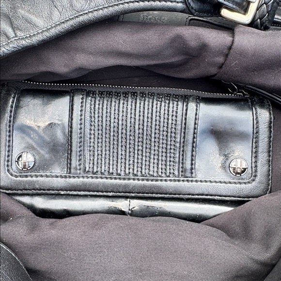 BOSS Black leather TOTE Hugo Boss purse - Picture 14 of 14